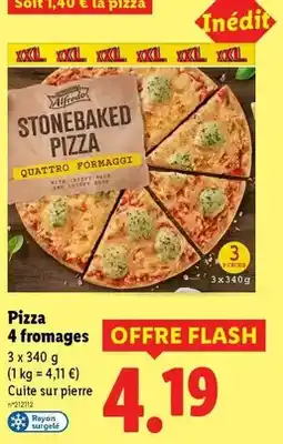 Lidl Trattoria alfredo - pizza 4 fromages offre
