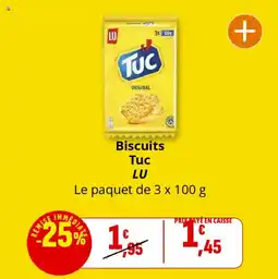 Coccinelle Supermarché Biscuits tuc lu offre