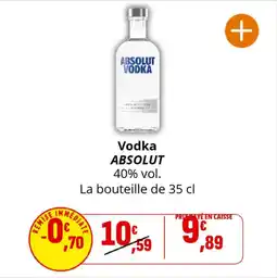 Coccinelle Supermarché Vodka absolut offre