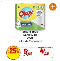 Coccinelle Supermarché Essuie-tout sans tube okay offre