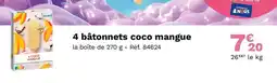 Picard 4 bâtonnets coco mangue offre