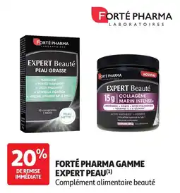 Auchan Forté pharma gamme expert peau offre