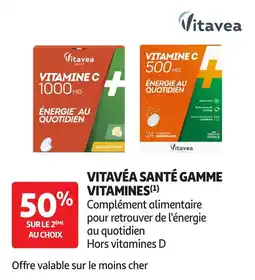 Auchan Vitavéa santé gamme vitamines offre