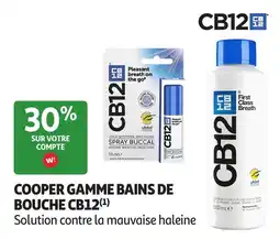 Auchan Cooper gamme bains de bouche cb12 offre