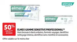 Auchan Elmex gamme sensitive professional offre