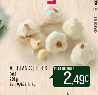 Match Ail Blanc 3 Têtes offre