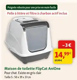 Maxi Zoo Anione maison de toilette flipcat offre