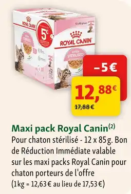 Maxi Zoo Maxi pack royal canin offre