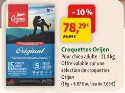 Maxi Zoo Orijen croquettes offre