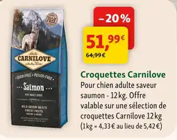 Maxi Zoo Carnilove croquettes offre