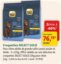 Maxi Zoo Select gold croquettes offre