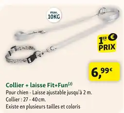 Maxi Zoo Fit + fun collier + laisse offre