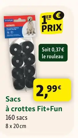 Maxi Zoo Sacs à crottes fit+fun offre