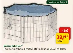 Maxi Zoo Enclos fit+fun offre