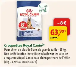 Maxi Zoo Royal canin croquettes roya offre