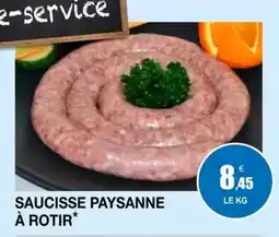 E.Leclerc Express Saucisse paysanne à rotir offre