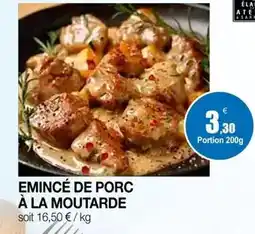 E.Leclerc Express Emince de porc a la moutarde offre