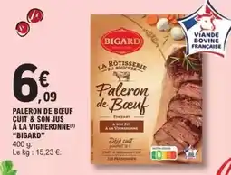 E.Leclerc Express Bigard - paleron de boeuf cuit & son jus a la vigneronne offre