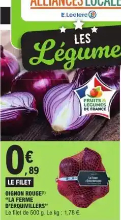 E.Leclerc Express Lu - oignon rouge offre