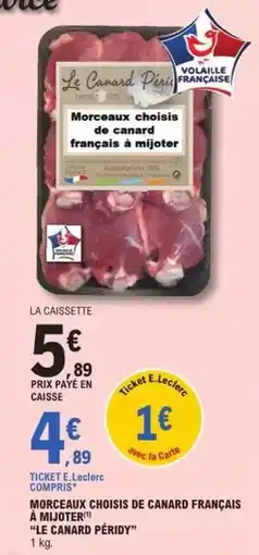 E.Leclerc Express Canard - morceaux choisis de français offre