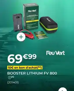 Feu Vert Feu vert - booster lithium fv 800 offre