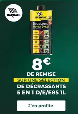 Feu Vert Sur une selection de decrassants 5 en 1 d/e/e85 1l offre