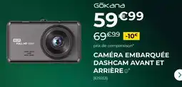 Feu Vert Gokana - caméra embarquée dashcam avant et arrière offre