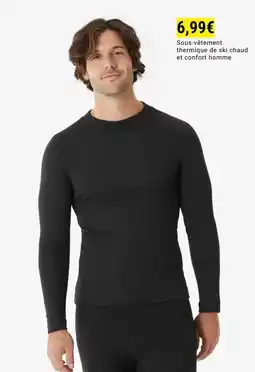 Decathlon Sous 4x épêtement thermique de ski chaud et confort homme offre