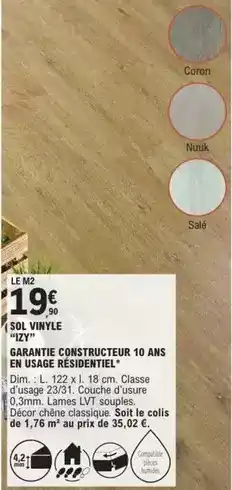 E.Leclerc Brico Dim - 'izraylle izraylle constructeur 10 ans en usage resiential offre