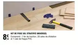 E.Leclerc Brico Kit de pose sol stratifie universel offre