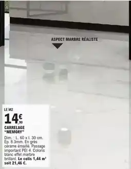 E.Leclerc Brico Dim - carrelage offre