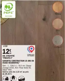 E.Leclerc Brico Dim - sol stratifie offre