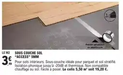 E.Leclerc Brico Facile - sous couche sol offre