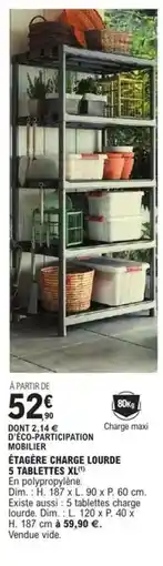 E.Leclerc Brico Dim - estuche charge lounge e tablettes ail offre