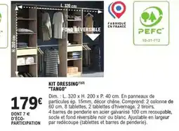 E.Leclerc Brico Dim - kit dressing tango offre