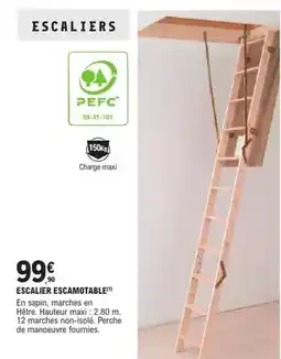 E.Leclerc Brico Escaliers escamotable offre
