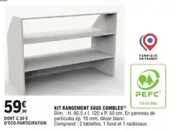 E.Leclerc Brico Dim - kit rangement sous combles offre