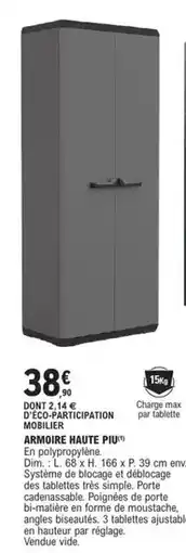 E.Leclerc Brico Dim - armoire haute piu offre