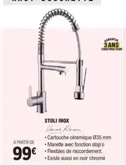 E.Leclerc Brico Stoli inox offre