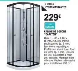 E.Leclerc Brico Dim - cabine de douche carlton offre