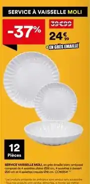 BUT Tous - service vaisselle moll offre