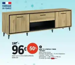 E.Leclerc Chêne - banc tv 2 portes 1 tiroir offre