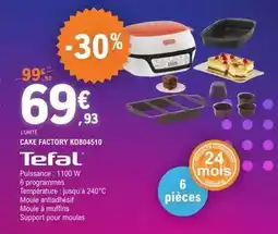 E.Leclerc Tefal - cake factory kd804510 offre