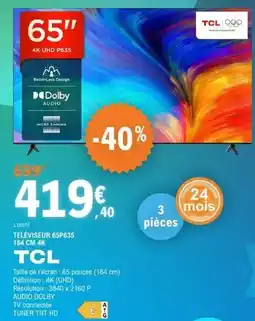 E.Leclerc Tcl - téléviseur 65p635 offre