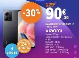 E.Leclerc Xiaomi - smartphone redmi note 12 offre