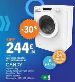 E.Leclerc Candy - lave linge frontal offre