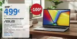 E.Leclerc Asus - pc portable asus m60278q8025w offre