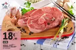 E.Leclerc Francaise - agneau: gigot tranche à griller offre