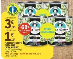E.Leclerc Flageolets verts extra-fins offre