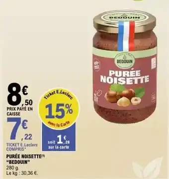 E.leclerc - purée noisette
